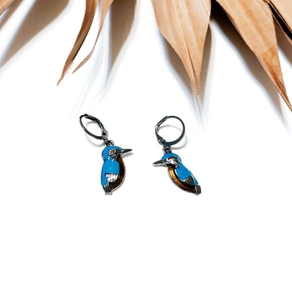 Bird earrings S385 - Picture 1 of 2